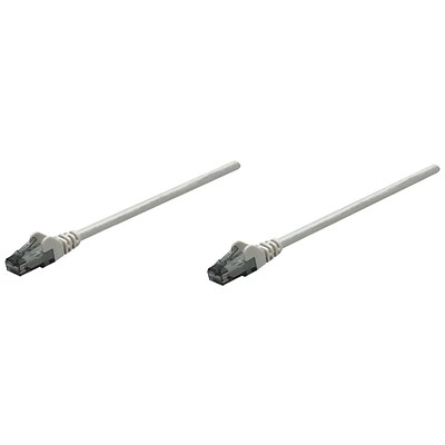 INTELLINET 25 Cat6 UTP Network Patch Cable, Grey