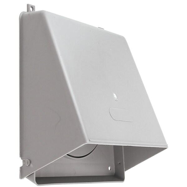 Lambro 6 Plastic Wall Cap Damper, Gray (351G/351GR)