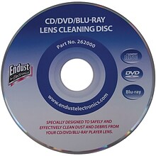 Endust CD/DVD/ BR Lens Cleaner - Optical Media, Hard Drive, Gaming Console, Audio Equipment, Video E