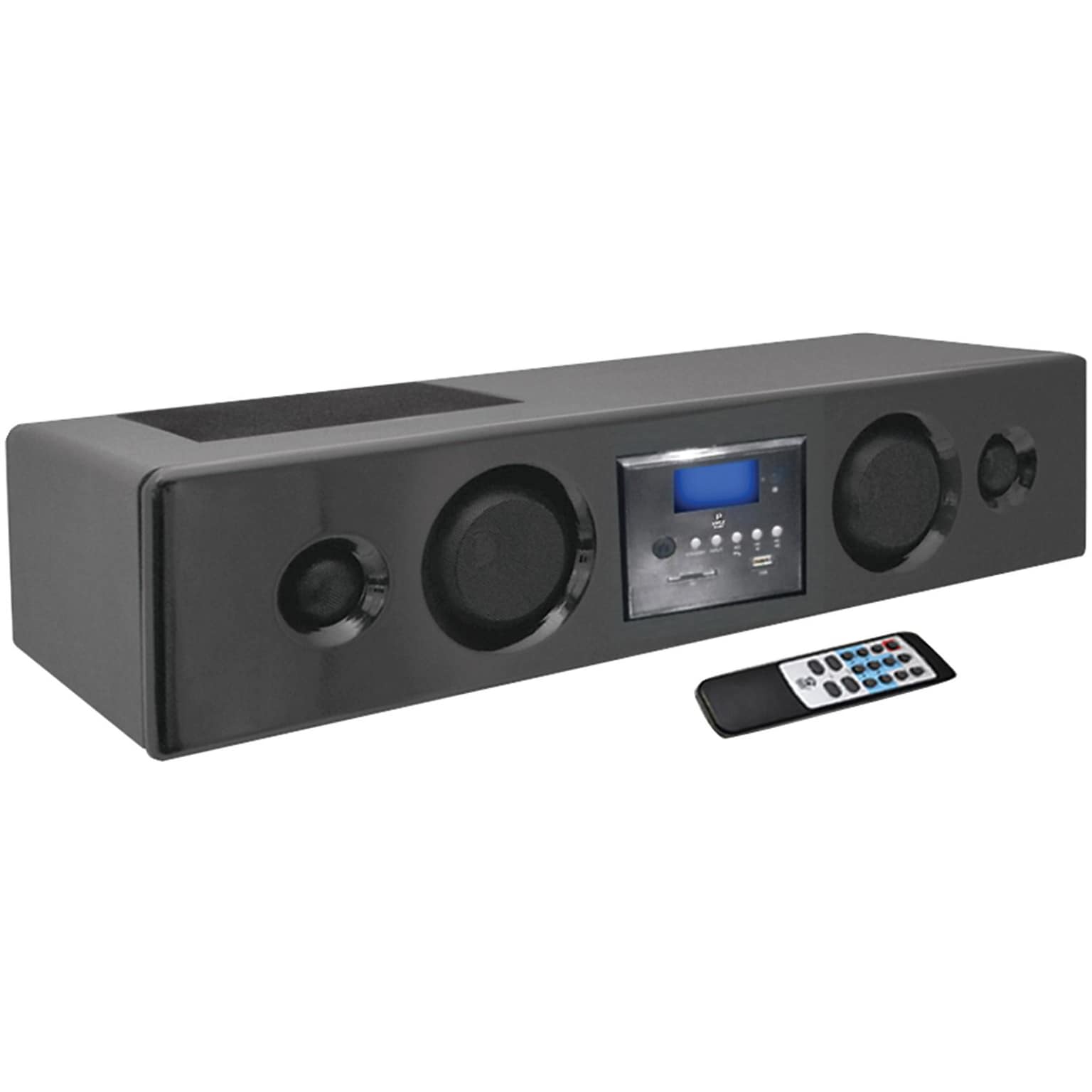 Pyle Bluetooth Soundbar with USB/SD/FM Radio and Wireless Remote (PSBV200BT)