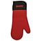 Starfrit Silicone Oven Glove With Cotton Liner, Red