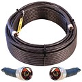 Wilson Electronics® WILSON400 Ultra-Low-Loss Coaxial Cable With N-Male Connectors, 100, Black
