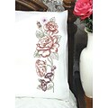 Fairway 83050 White 30 x 20 Roses & Petunias Stamped Perle Edge Pillowcases, 2/Pack