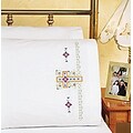 Janlynn 21-0935 White 20 x 30 Religious Cross Stitch Pillowcase, 2/Set