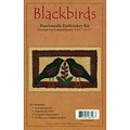 Rachels Of Greenfield PNK8107 Multicolor 2.5 x 4.5 Blackbirds Punch Needle Kit