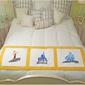 Disney Dreams 53503 17.5 x 17.5 Cinderella Wishes Upon a Dream Cotton Stamped Quilt Blocks, 6/Pack
