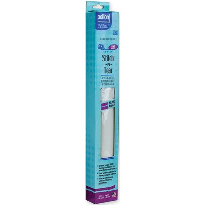 Pellon 806PKG Stitch-N-Tear Rayon Tear Away Embroidery Stabilizer