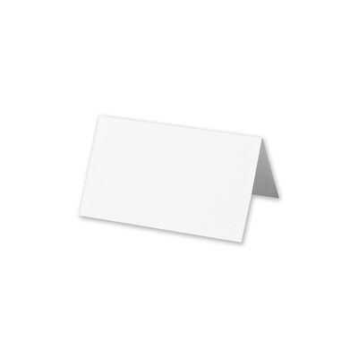 Crane & Co. Place Cards, Pearl White, 2 x 4 inch, 10/Box