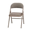 Sudden Comfort Deluxe Metal & Fabric Folding Chair; Chicory Lace & Courtyard