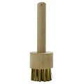 Justman Brush Company Brass Wire Sieve Cleaning Brush, 6.25 x 1.75