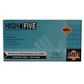 High Five Products Inc Industrial Nitrile Gloves, Small, 100/Pack