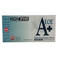 High Five Products Inc A+ Aloe Nitrile Gloves, Large, 100/Case