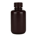 Nalge Nunc International Corp Lab Quality Amber Narrow Mouth Bottle, 125 ml, 12/Pack
