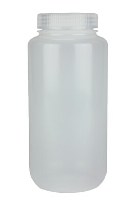 Nalge Nunc International Corp LDPE Wide Mouth Bottle, 1000 ml, 24/Case
