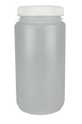 Nalge Nunc International Corp HDPE Large Wide Mouth Bottle, 4000 ml