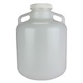 Nalge Nunc International Corp LDPE Wide Mouth Carboy with Cap, 10 l