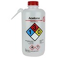 Nalgene Acetone Wash Bottle, 250 ml, 4/Pack