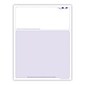 Medical Arts Press® Solid Color Laser Statements; Style B, with Credit Card Information, Purple