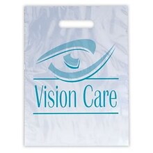 Medical Arts Press® Eye Care Non-Personalized 1-Color Supply Bags; 9 x 13, Vision Care Swoosh, 100