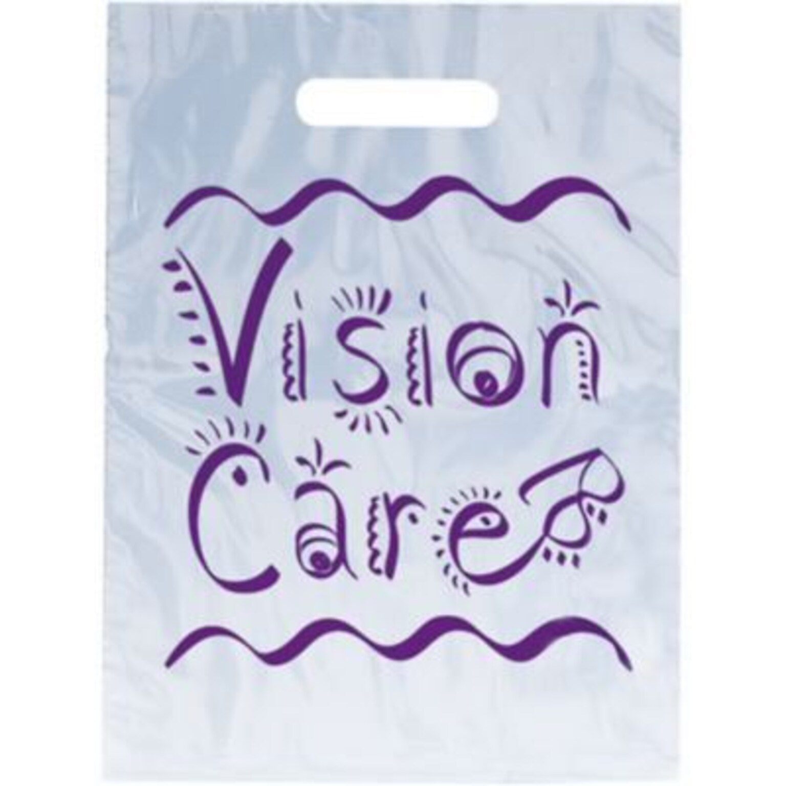 Medical Arts Press® Eye Care Non-Personalized 1-Color Supply Bags; 12x16, Vision Care, 100 Bags, (68271)
