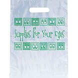 Medical Arts Press® Eye Care Non-Personalized 1-Color Supply Bags, 9x13, Cartoon Eyes