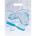 Medical Arts Press® Dental Non-Personalized 1-Color Supply Bags, 9x13, Brush Floss Smile