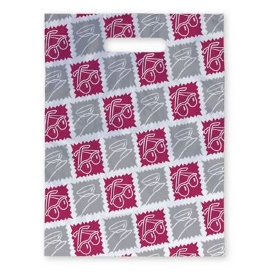 Medical Arts Press® Eye Care Scatter Print Bags; 9 x 13, Contacts/Glasses, 100 Bags, (69136)