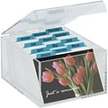 Acrylic Recall Postcard Box