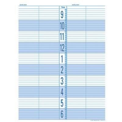 Undated Appointment Book Refills, 9am-7pm, 10 Minute Intervals
