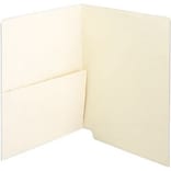 Medical Arts Press® End-Tab Pocket File Folders, Letter, Manila, 50/Bx (31459)