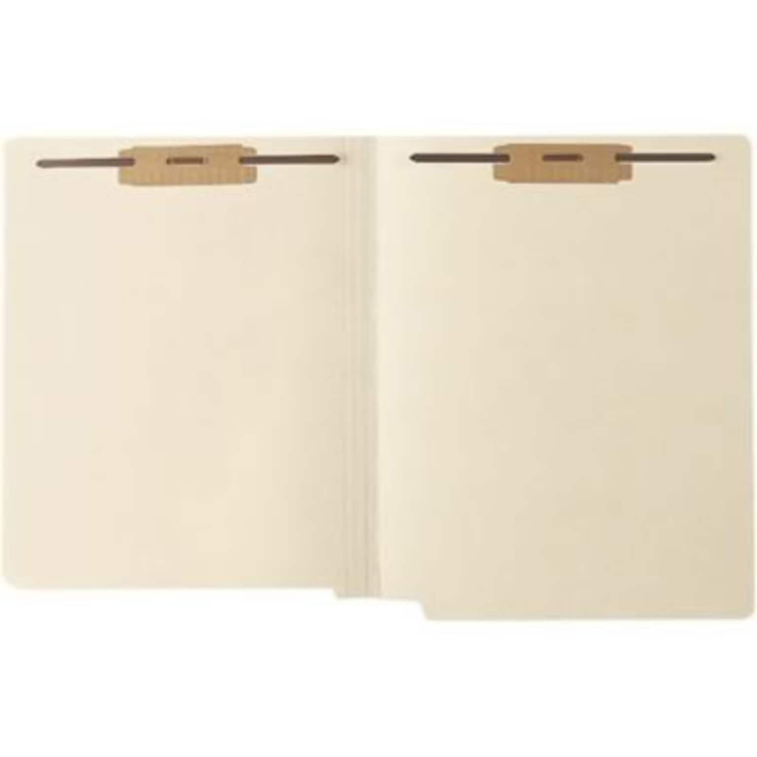 Medical Arts Press® 14 pt. Full-Cut End-Tab File Folders, Two Fasteners/Mylar, Position 1&3, 50/Box