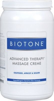 Biotone Advanced Therapy Creme, Unscented, 1/2 Gallon Jar (ATCHG)