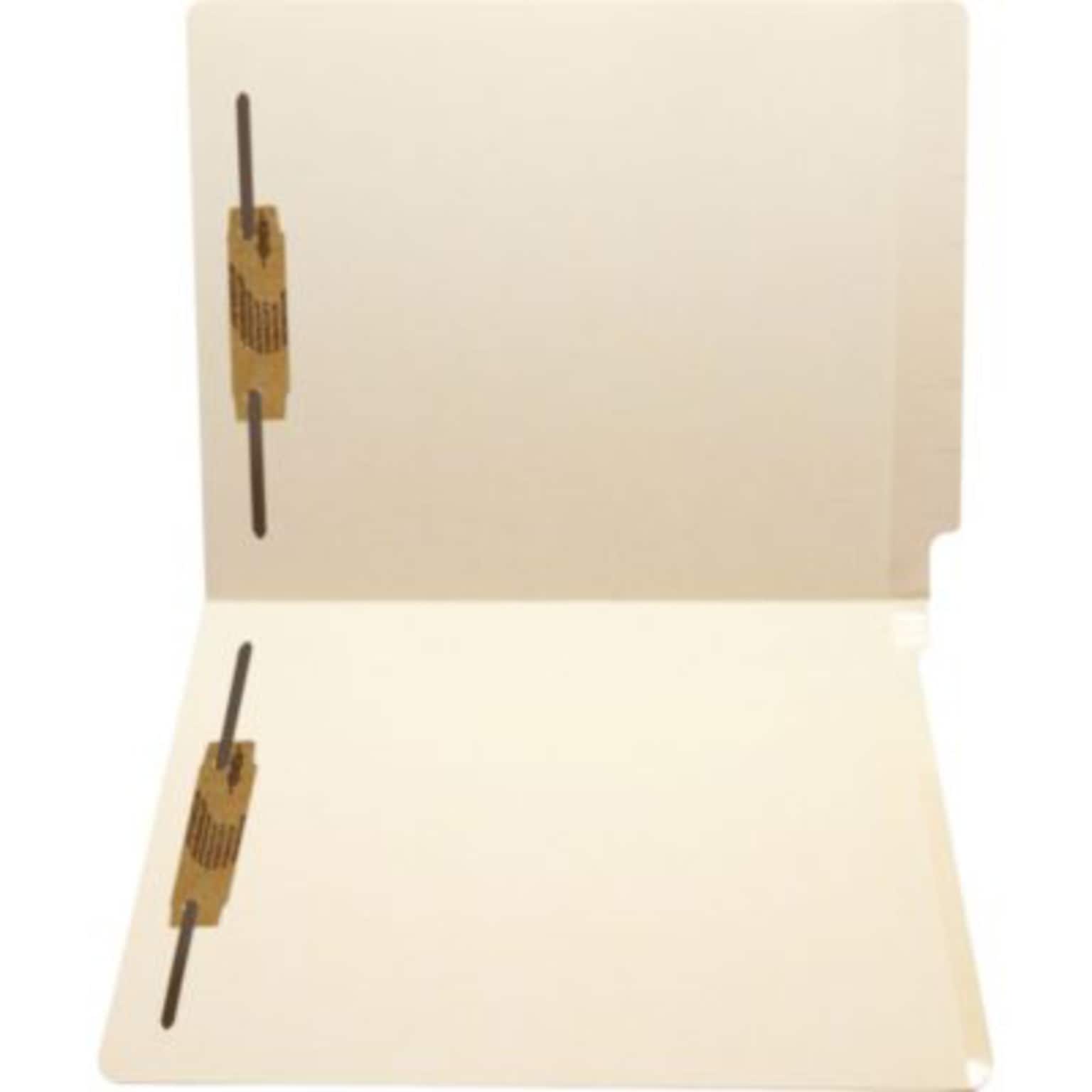 Medical Arts Press Recycled Heavy Duty Reinforced End Tab File Folder, 1/3-Cut Tab, Letter Size, Manila, 50/Box (33064)