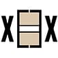 Medical Arts Press® Jeter® Compatible Alpha Sheet Style Labels, "X"
