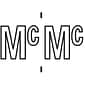 Medical Arts Press® Barkley® & Sycom® Compatible Alpha Sheet Style Labels, "Mc"