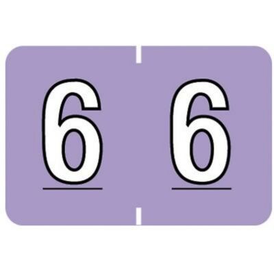 Medical Arts Press® Barkley® & Sycom® Compatible Numeric Roll Labels, 6