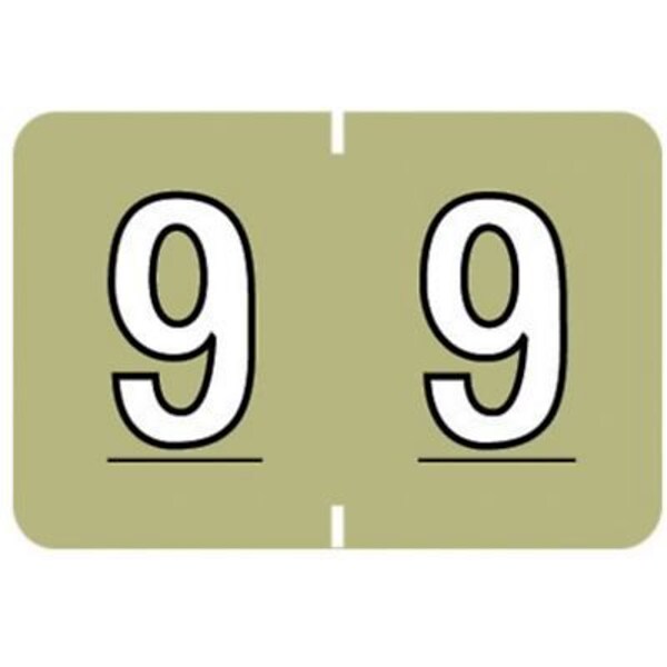 Medical Arts Press® Barkley® & Sycom® Compatible Numeric Roll Labels, 9