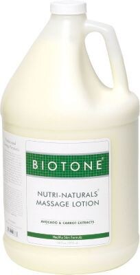 Biotone Nutri-Naturals Massage Lotion, Nature Scent, 1 Gallon Bottle (NNL1G)