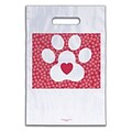 Medical Arts Press® Veterinary Non-Personalized 1-Color Supply Bags, 9x13, Paw Print