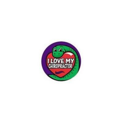 Medical Arts Press® Chiropractic Non-Personalized Stickers: I Love My Chiropractor