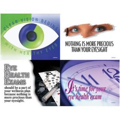 Medical Arts Press® Assorted Laser Postcards, Slogans and Symbols, 100/Pk