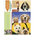 Humorous 3-Up Laser Postcards with Bookmark, Cats/Dogs That Time Again, 150/Pk