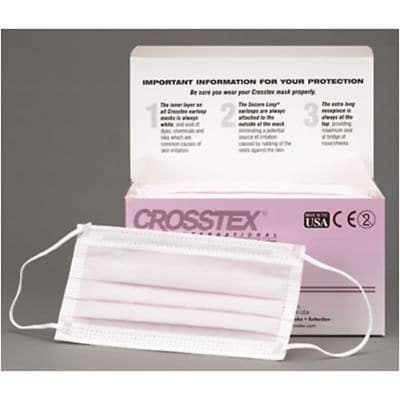 Crosstex® Protective s; Isofluid® Plus, Earloop, Pink