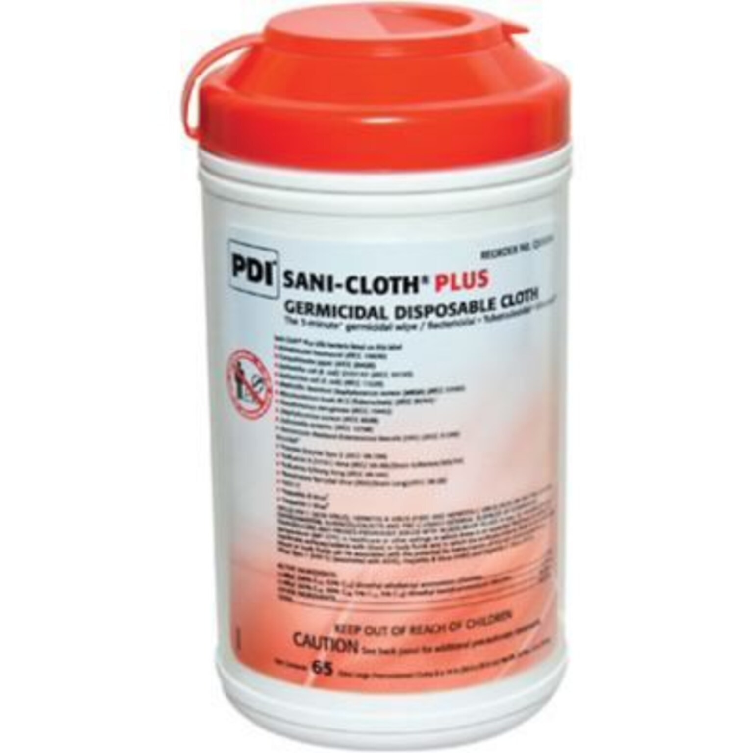 PDI Sani-Cloth Plus Disinfecting Wipes, 65 Wipes/Container, 65/Pack (Q85084)