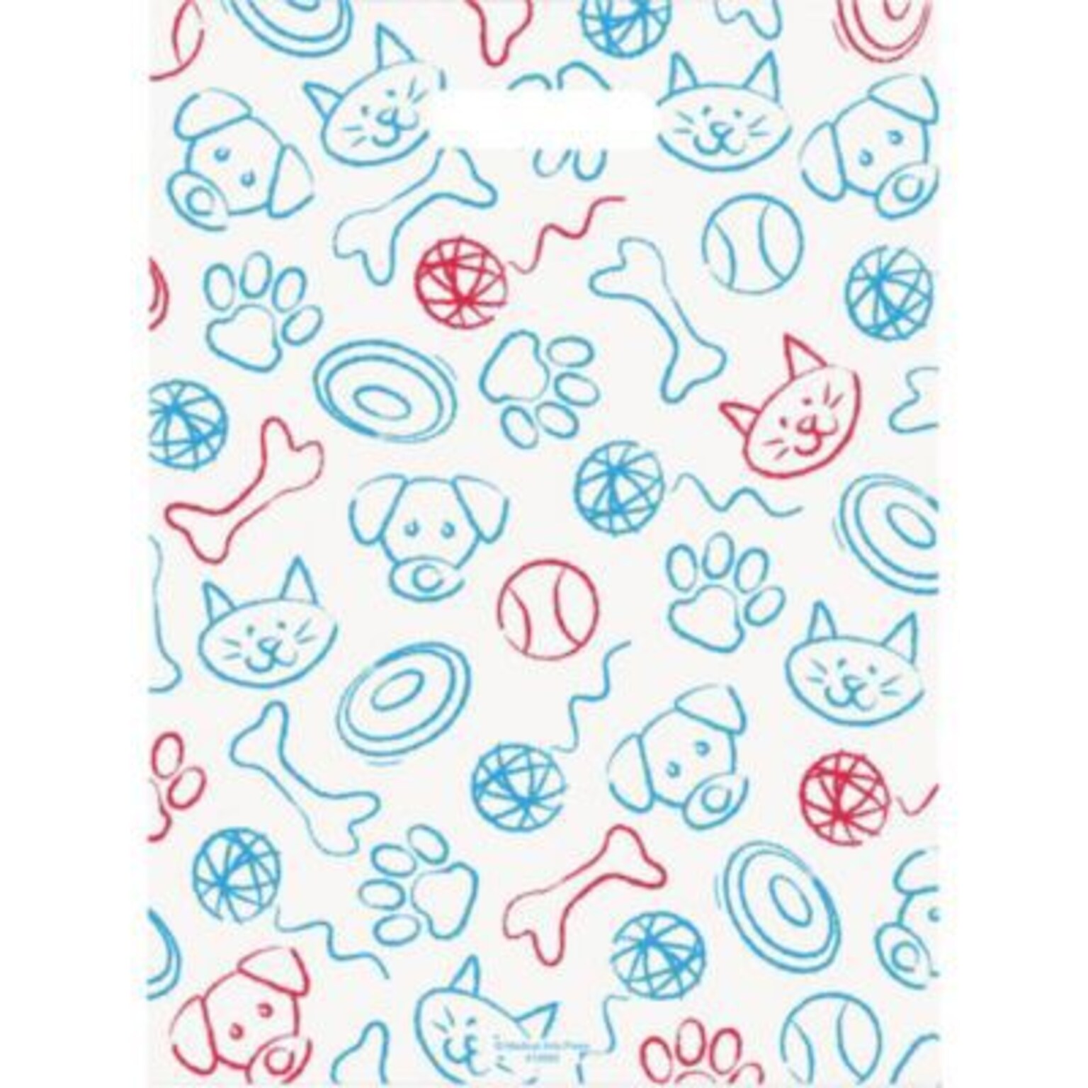 Medical Arts Press® Veterinary Scatter Print Bags,11x15,  Pet Toys