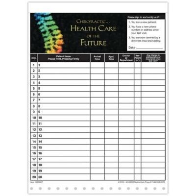 Medical Arts Press® Designer Privacy Sign-In Sheets; Holistic Care