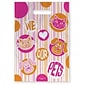 Medical Arts Press® Veterinary Scatter Print Bags, 9x13",  Pink and Orange Pets