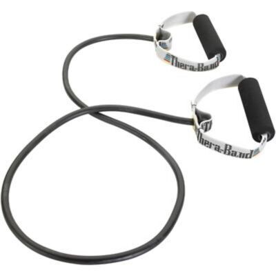 Thera-Band Resistance Tubing with Attached Handles 1/Pack, Black