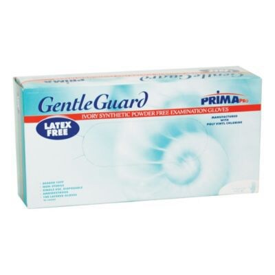 GentleGuard Ivory Powder-Free Synthetic Exam Glove; Medium