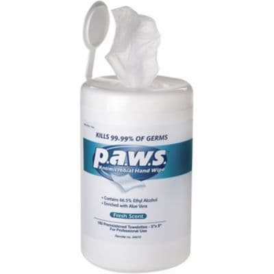 Safetec p.a.w.s. Hand Sanitizing Wipes (SPAW140410)